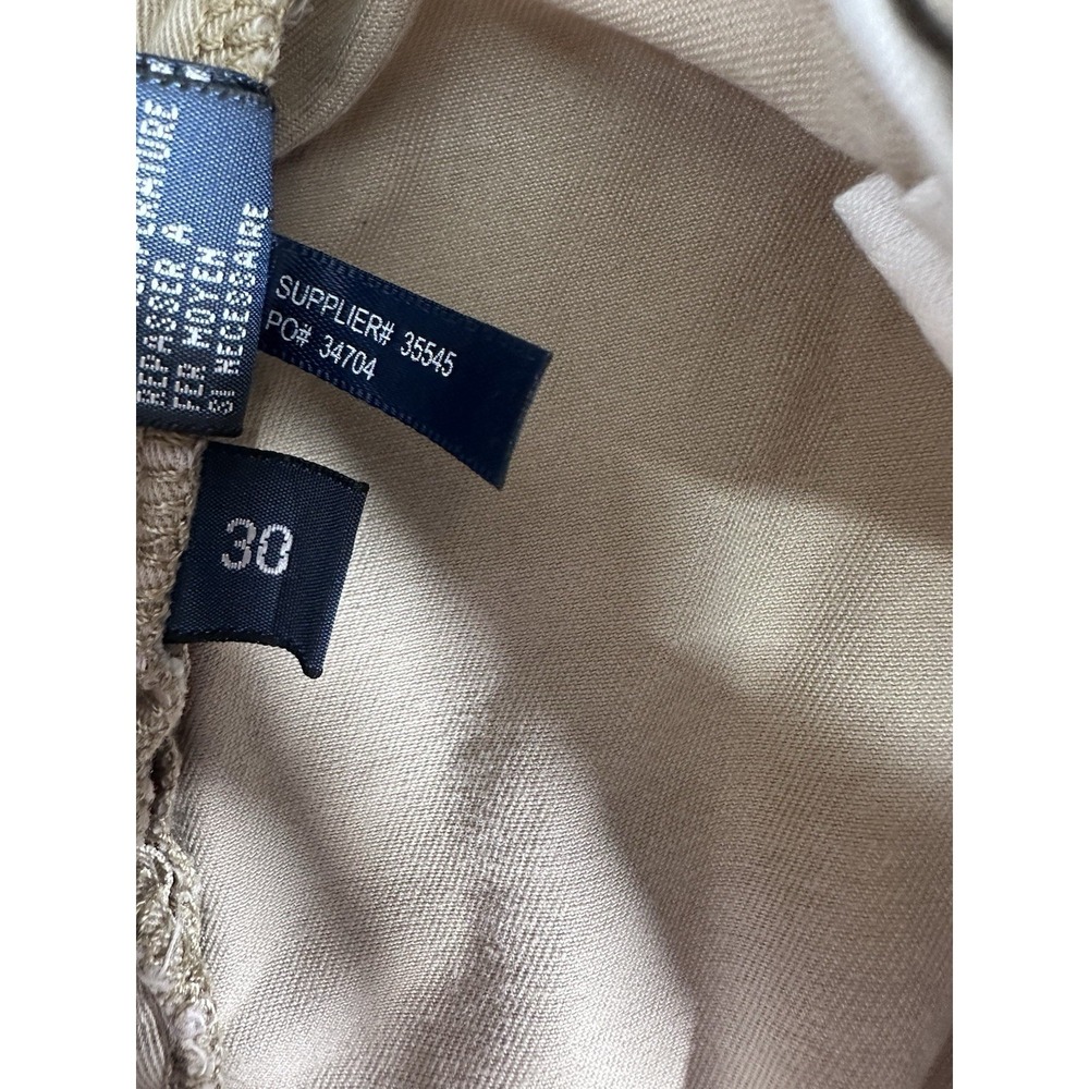 Polo Ralph Lauren Tyler Short Men's 30 Khaki Pleated Chino Cotton Shorts - Picture 9 of 9
